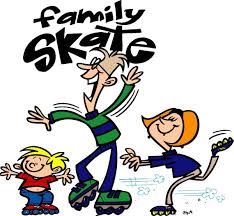 family roller skating